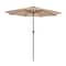 Villacera 9-Foot Outdoor Patio Umbrella, Beige 83-OUT5442 - alternate 4